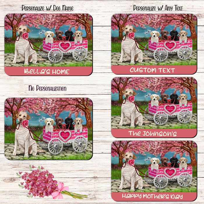 Labrador Retriever Dogs Floor Mat Personalized Dog Art Many Designs to Choose From - Anti-Slip Pet Door Mat Indoor Outdoor Front Rug Mats for Home Outside Entrance Pets Rug Washable Halloween Christmas Easter Fall