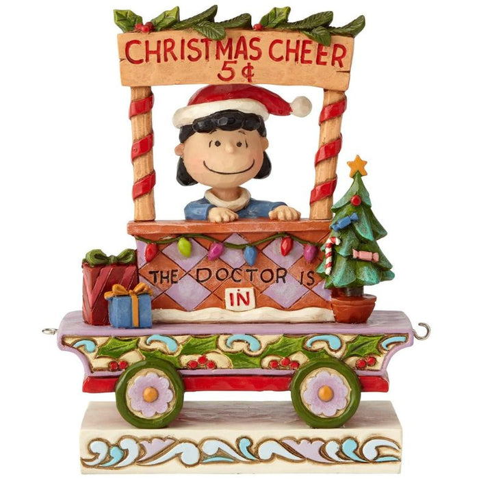 Enesco Jim Shore Peanuts Holiday Train Eight Car Gift Figurine Set, 4.75 Inch, Multicolor