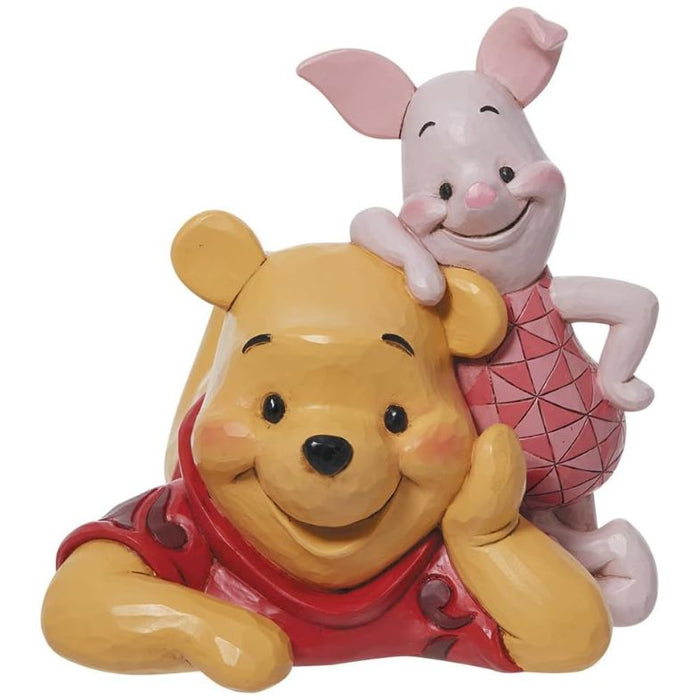 Enesco Jim Shore Disney Traditions Pooh and Piglet Figurine 5.2 Inch Multicolor