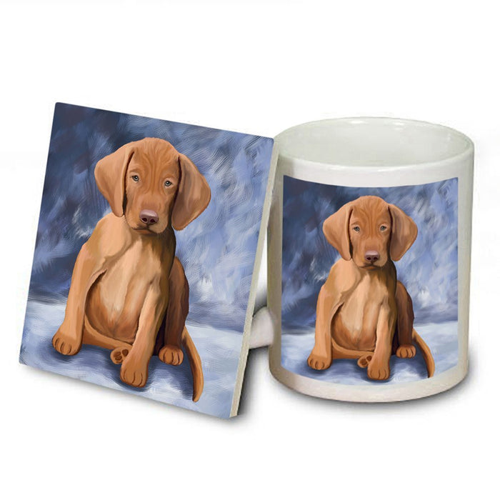 Vizsla Puppy Dog Mug and Coaster Set