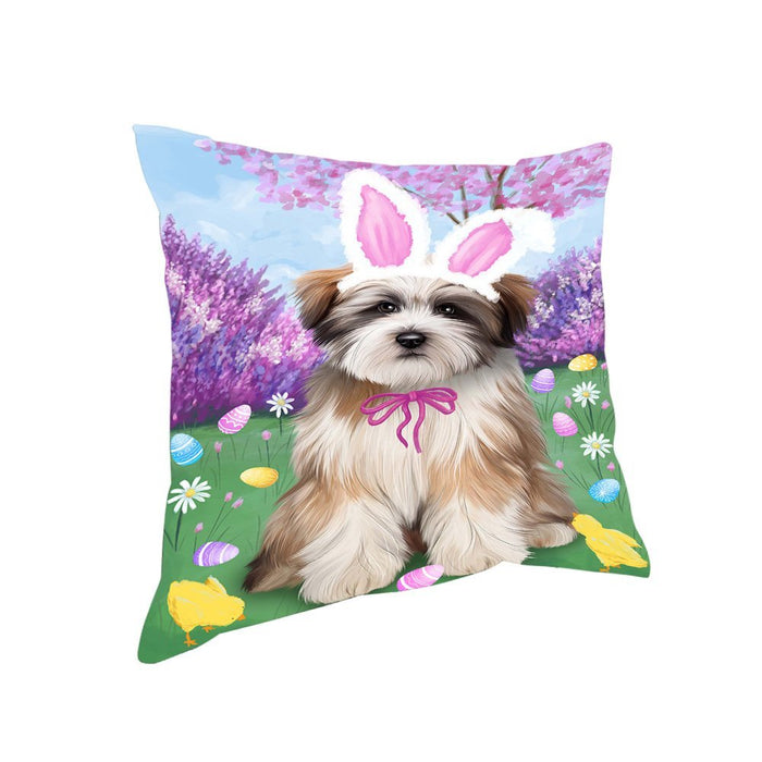 Tibetan Terrier Dog Easter Holiday Pillow PIL53524
