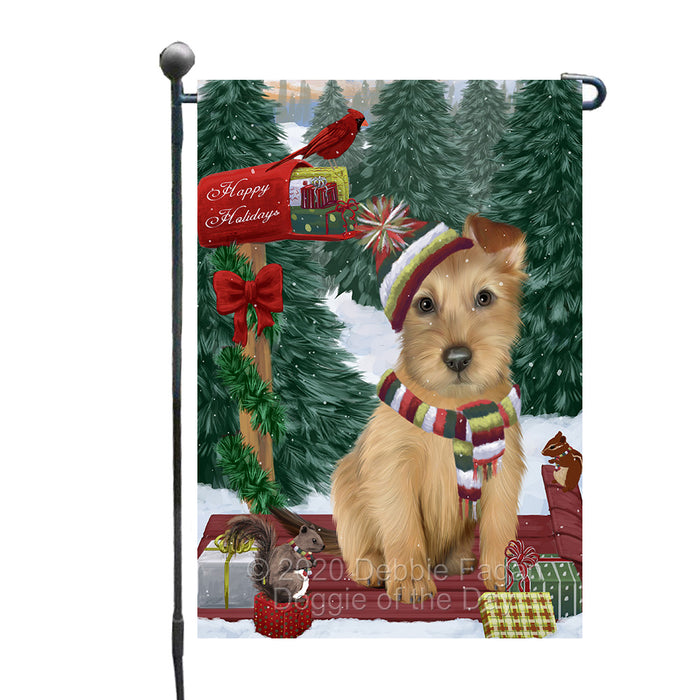Christmas Woodland Sled Australian Terrier Dog Garden Flags Outdoor Decor for Homes and Gardens Double Sided Garden Yard Spring Decorative Vertical Home Flags Garden Porch Lawn Flag for Decorations GFLG68392