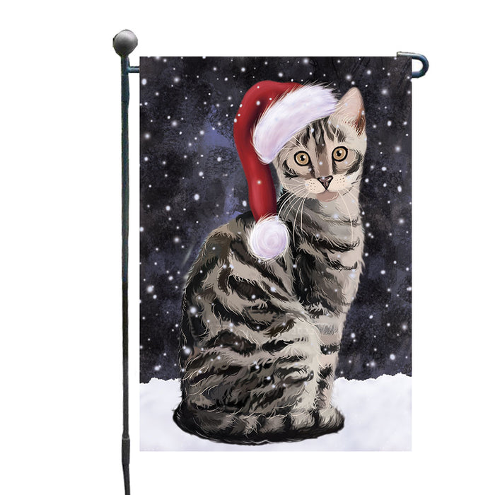 Christmas Let it Snow Bengal Cat Garden Flags Outdoor Decor for Homes and Gardens Double Sided Garden Yard Spring Decorative Vertical Home Flags Garden Porch Lawn Flag for Decorations GFLG68761