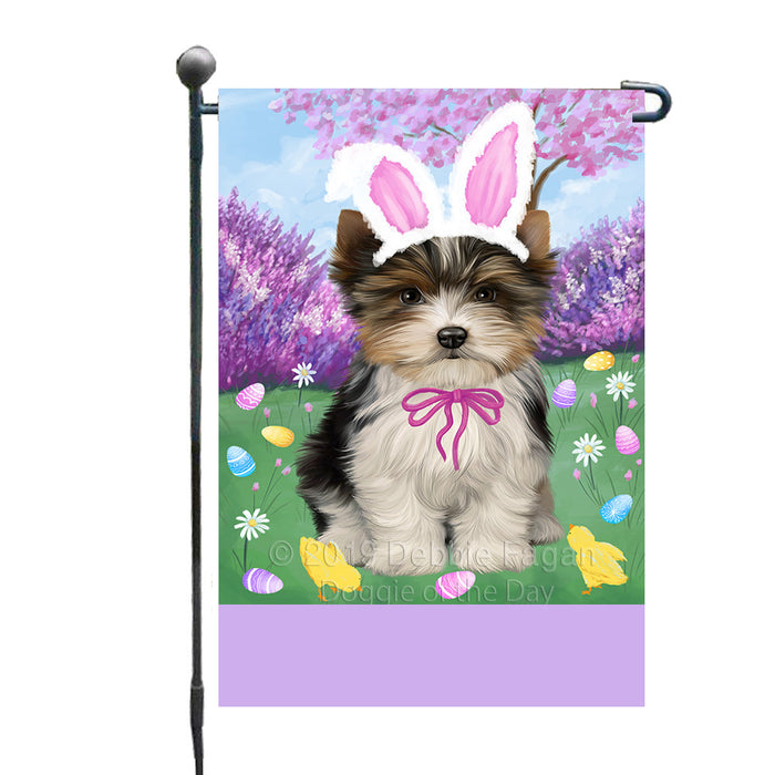 Personalized Easter Holiday Biewer Terrier Dog Custom Garden Flags GFLG-DOTD-A58765