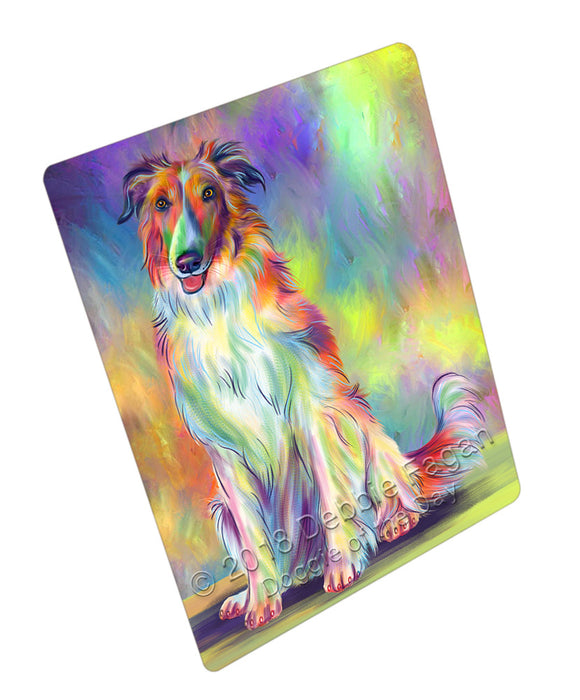 Paradise Wave Borzoi Dog Cutting Board - For Kitchen - Scratch & Stain Resistant - Designed To Stay In Place - Easy To Clean By Hand - Perfect for Chopping Meats, Vegetables