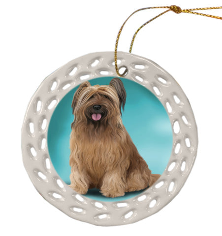 Briard Dog Doily Ornament DPOR59200