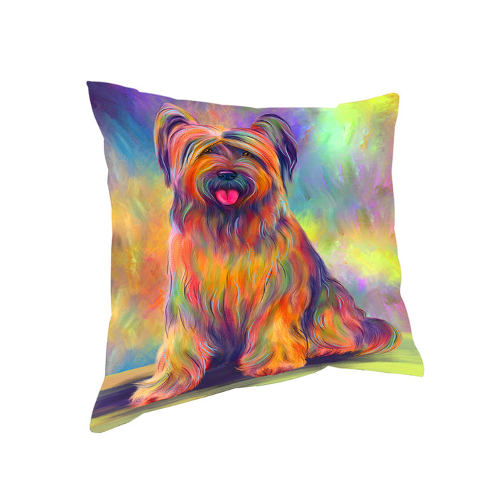 Paradise Wave Briard Dog Pillow with Top Quality High-Resolution Images - Ultra Soft Pet Pillows for Sleeping - Reversible & Comfort - Ideal Gift for Dog Lover - Cushion for Sofa Couch Bed - 100% Polyester