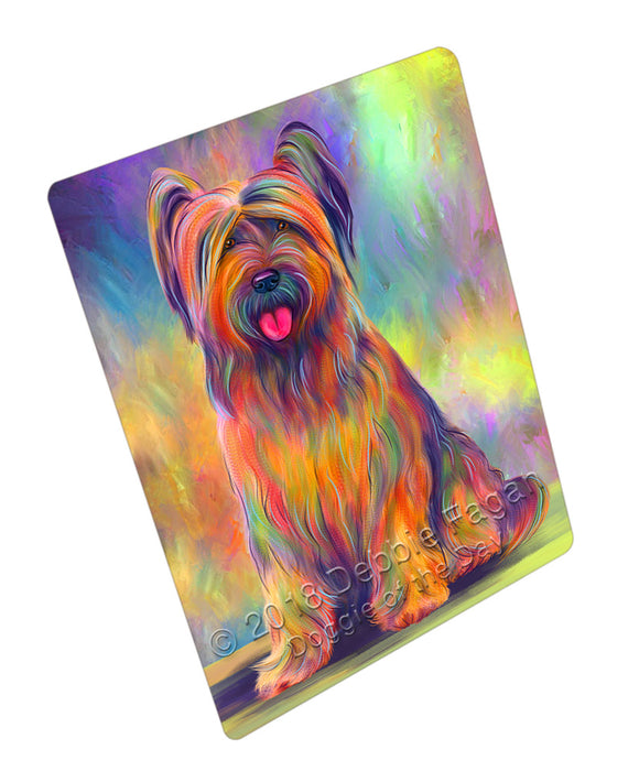 Paradise Wave Briard Dog Cutting Board - For Kitchen - Scratch & Stain Resistant - Designed To Stay In Place - Easy To Clean By Hand - Perfect for Chopping Meats, Vegetables