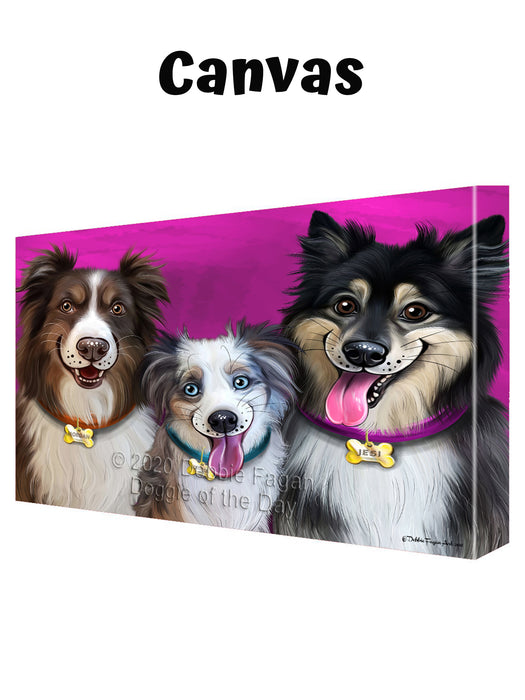 Add Your PERSONALIZED PET Painting Portrait on Canvas Wall Art