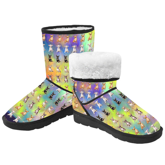 Paradise Wave Chihuahua Dogs  Kid's Snow Boots