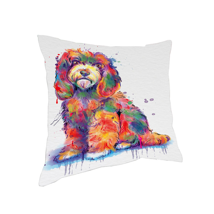 Watercolor Cockapoo Dog Pillow PIL83228