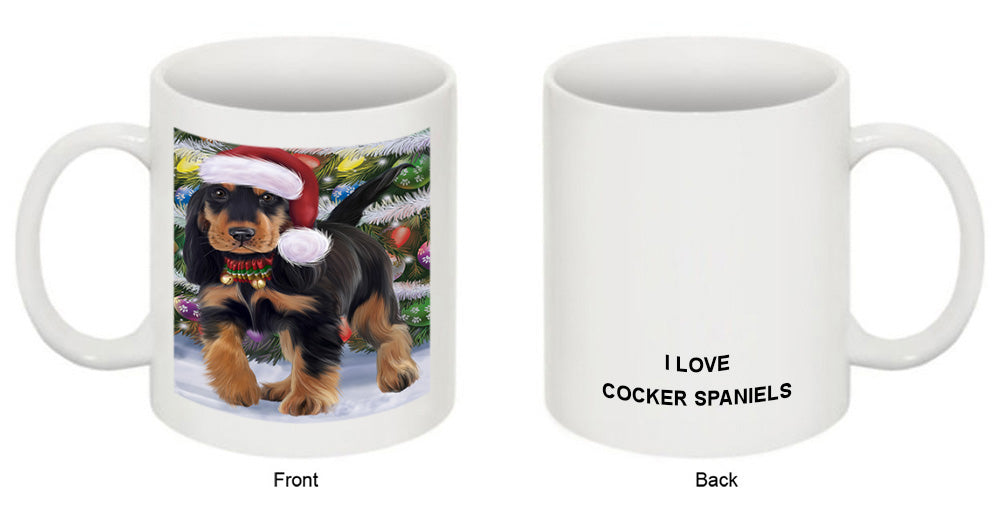 Trotting in the Snow Cocker Spaniel Dog Coffee Mug MUG50831