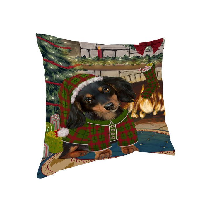 The Stocking was Hung Dachshund Dog Pillow PIL70100