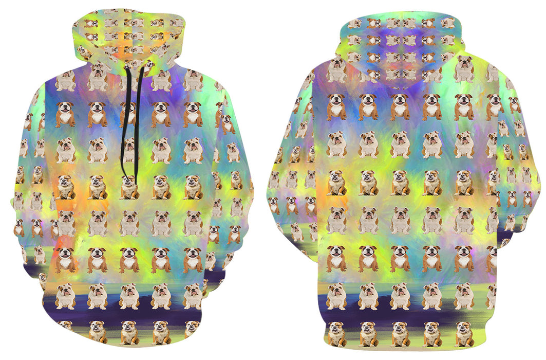 Paradise Wave English Bulldogs All Over Print Kid's Hoodie
