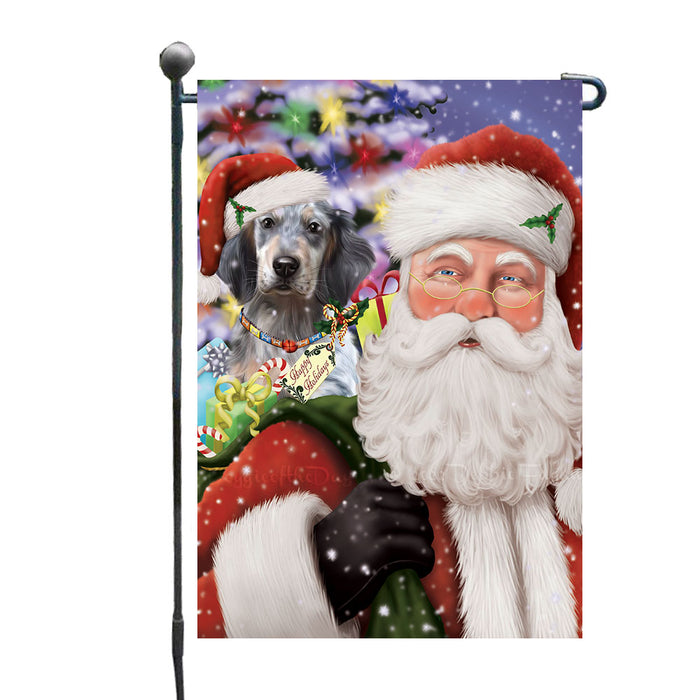 Christmas House with Presents English Setter Dog Garden Flags Outdoor Decor for Homes and Gardens Double Sided Garden Yard Spring Decorative Vertical Home Flags Garden Porch Lawn Flag for Decorations GFLG68674