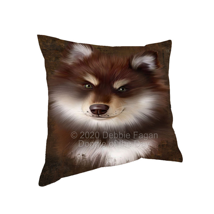 Rustic Finnish Lapphund Dog Pillow with Top Quality High-Resolution Images - Ultra Soft Pet Pillows for Sleeping - Reversible & Comfort - Ideal Gift for Dog Lover - Cushion for Sofa Couch Bed - 100% Polyester, PILA91945