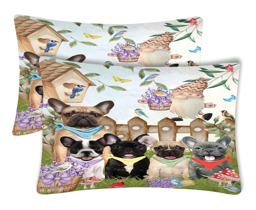 French Bulldog Pillow Case: Explore a Variety of Personalized Designs, Custom, Soft and Cozy Pillowcases Set of 2, Pet & Dog Gifts