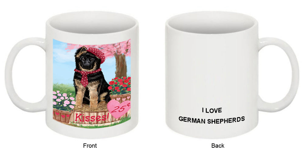 Rosie 25 Cent Kisses German Shepherd Dog Coffee Mug MUG51266