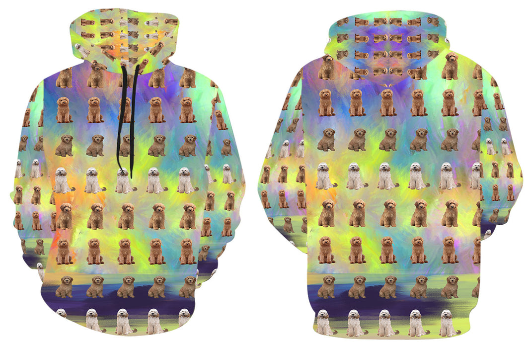 Paradise Wave Golden Retriever Dog All Over Print Kid's Hoodie