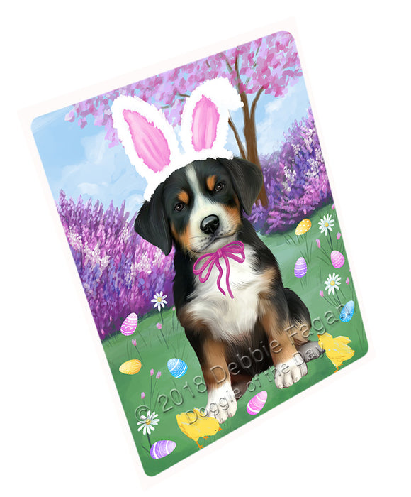 Easter Holiday Greater Swiss Mountain Dog Large Refrigerator / Dishwasher Magnet RMAG103896