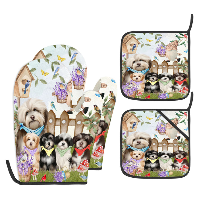 Havanese Oven Mitts and Pot Holder: Explore a Variety of Designs, Potholders with Kitchen Gloves for Cooking, Custom, Personalized, Gifts for Pet & Dog Lover