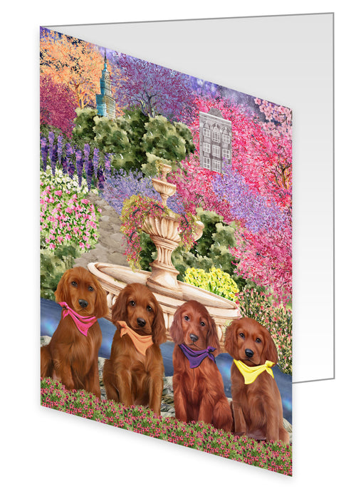 Irish Setter Greeting Cards & Note Cards, Explore a Variety of Personalized Designs, Custom, Invitation Card with Envelopes, Dog and Pet Lovers Gift
