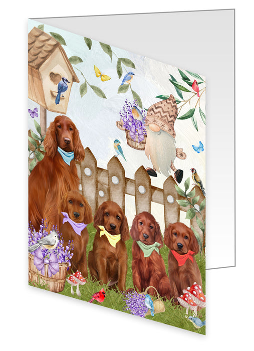 Irish Setter Greeting Cards & Note Cards, Explore a Variety of Custom Designs, Personalized, Invitation Card with Envelopes, Gift for Dog and Pet Lovers