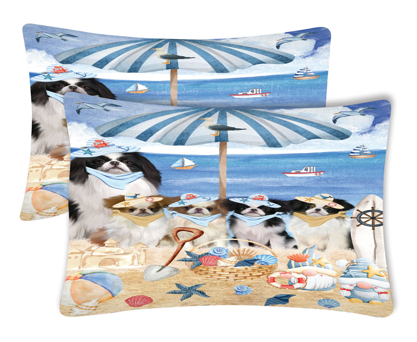 Japanese Chin Pillow Case: Explore a Variety of Personalized Designs, Custom, Soft and Cozy Pillowcases Set of 2, Pet & Dog Gifts