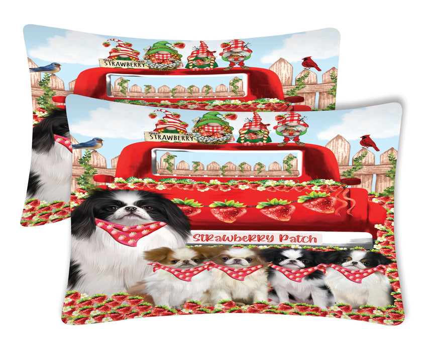 Japanese Chin Pillow Case, Explore a Variety of Designs, Personalized, Soft and Cozy Pillowcases Set of 2, Custom, Dog Lover's Gift