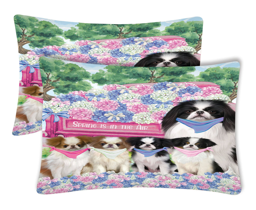 Japanese Chin Pillow Case: Explore a Variety of Personalized Designs, Custom, Soft and Cozy Pillowcases Set of 2, Pet & Dog Gifts