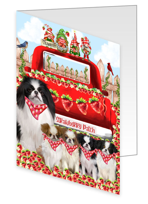 Japanese Chin Greeting Cards & Note Cards with Envelopes, Explore a Variety of Designs, Custom, Personalized, Multi Pack Pet Gift for Dog Lovers