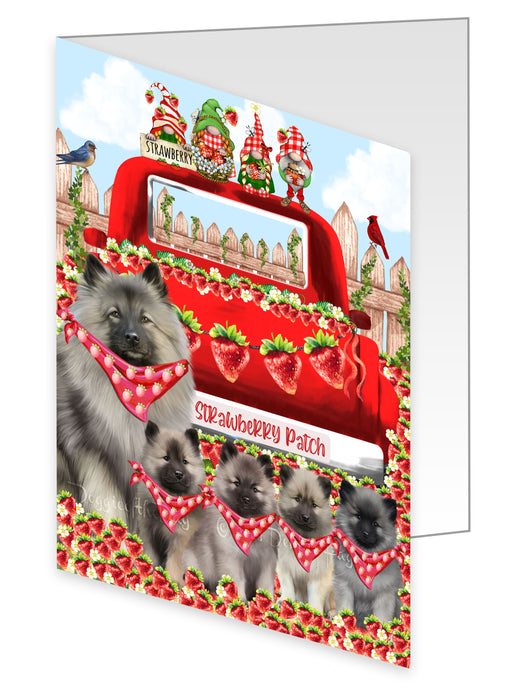 Keeshond Greeting Cards & Note Cards, Invitation Card with Envelopes Multi Pack, Explore a Variety of Designs, Personalized, Custom, Dog Lover's Gifts
