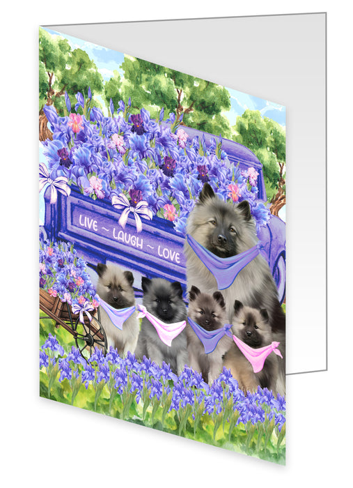 Keeshond Greeting Cards & Note Cards, Explore a Variety of Personalized Designs, Custom, Invitation Card with Envelopes, Dog and Pet Lovers Gift