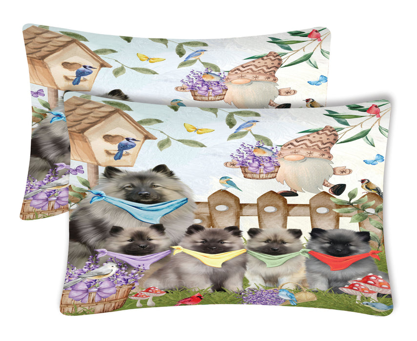 Keeshond Pillow Case: Explore a Variety of Personalized Designs, Custom, Soft and Cozy Pillowcases Set of 2, Pet & Dog Gifts