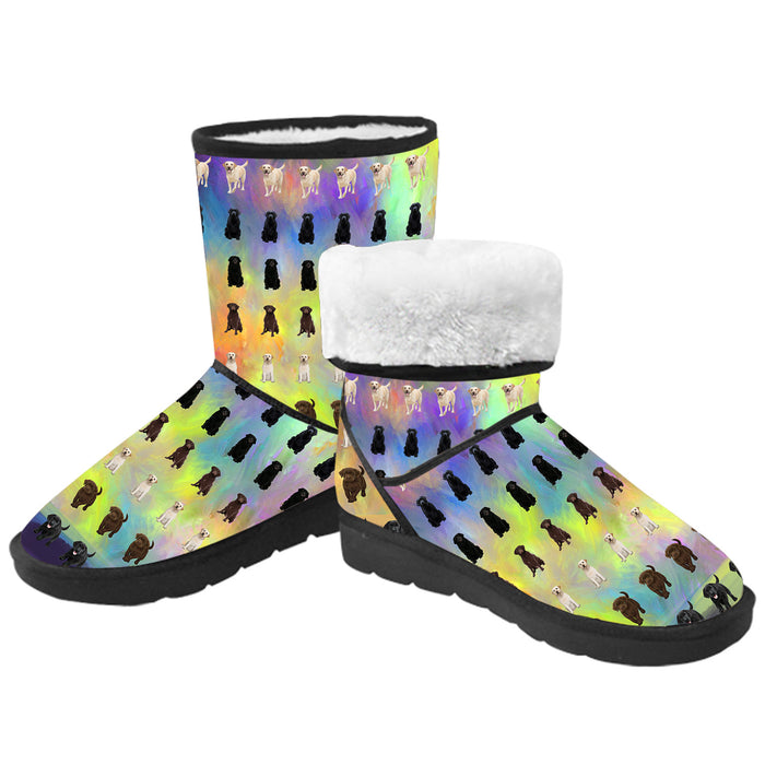 Paradise Wave Labrador Dogs  Kid's Snow Boots