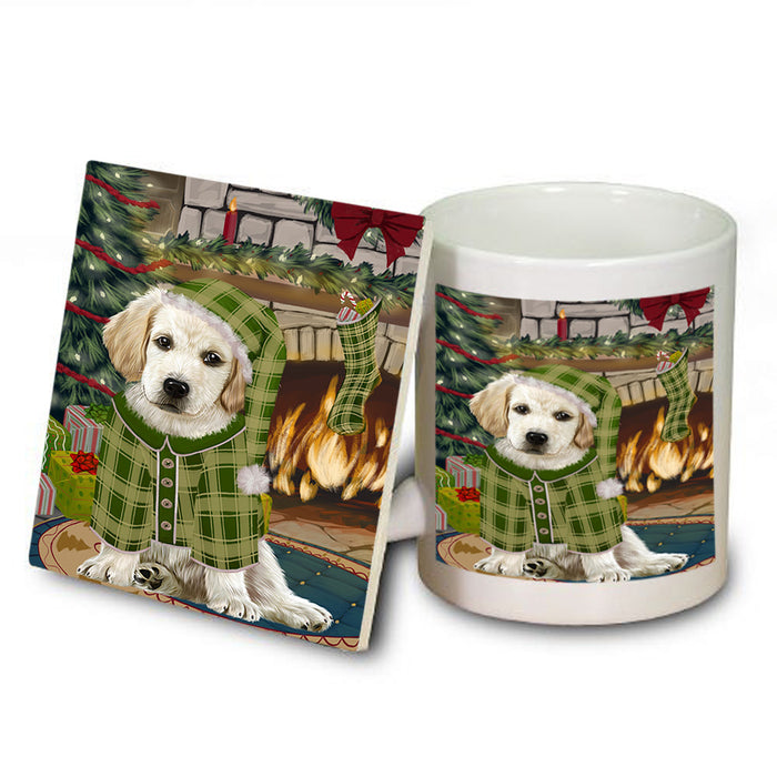 The Stocking was Hung Labrador Dog Mug and Coaster Set MUC55343