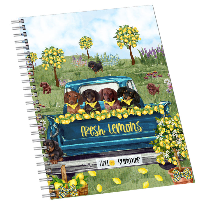 Country Fresh Lemons Dachshund Dog Notebook