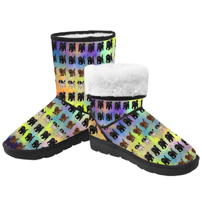 Paradise Wave Newfoundland Dogs  Kid's Snow Boots