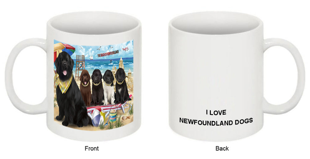 Pet Friendly Beach Newfoundland Dogs Coffee Mug MUG49566