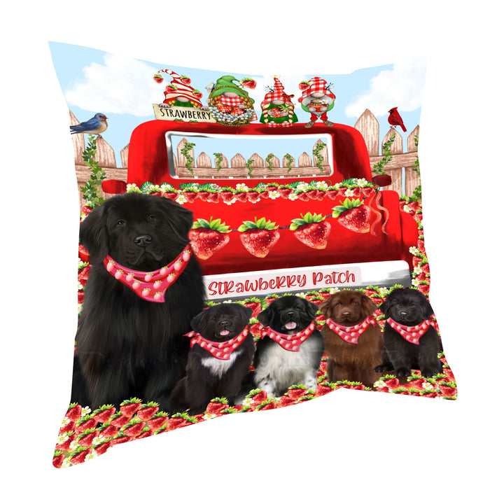 Newfoundland Pillow, Cushion Throw Pillows for Sofa Couch Bed, Explore a Variety of Designs, Custom, Personalized, Dog and Pet Lovers Gift