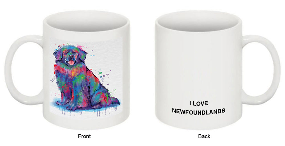 Watercolor Newfoundland Dog Coffee Mug MUG52491
