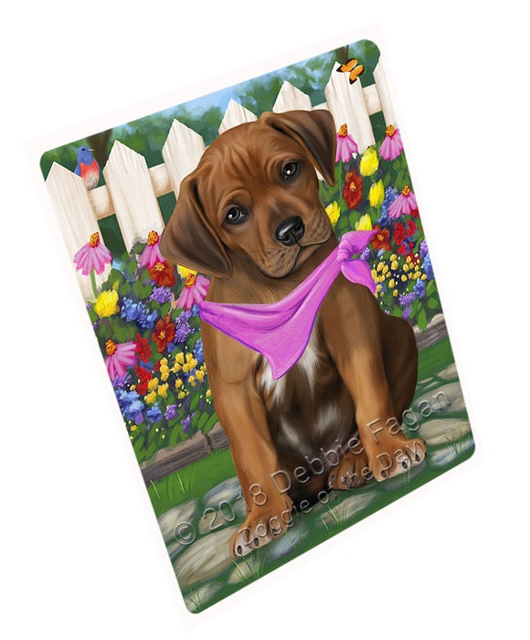 Spring Floral Rhodesian Ridgeback Dog Magnet Mini (3.5" x 2") MAG54693