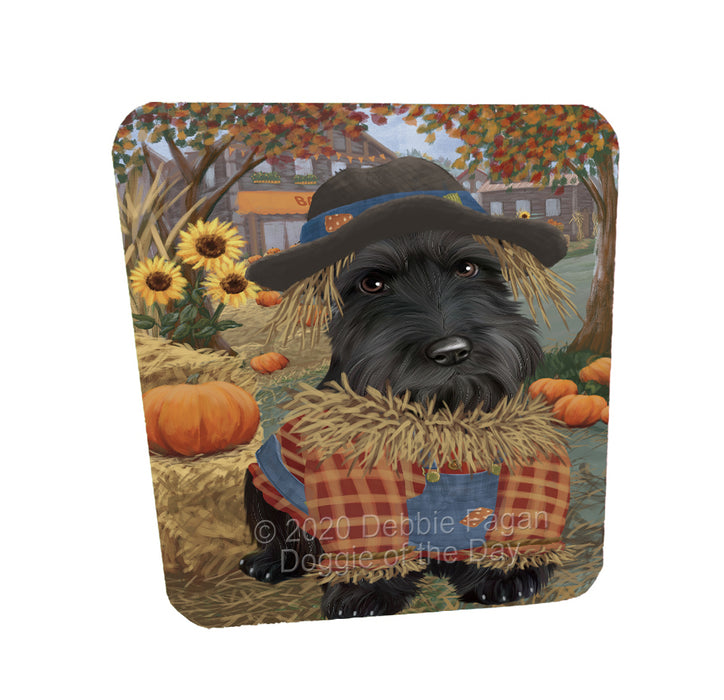 Halloween 'Round Town Scottish Terrier Dogs Coasters Set of 4 CSTA58016