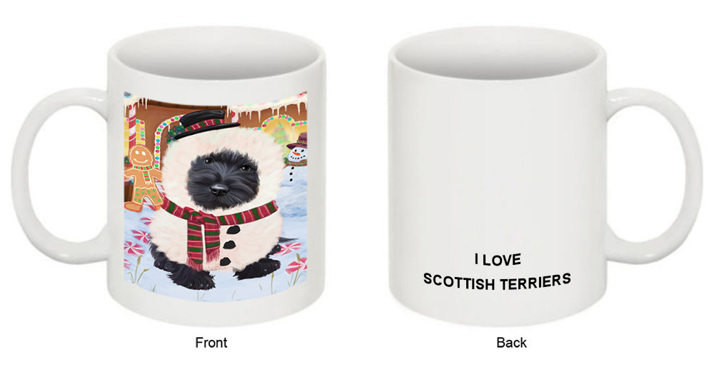 Christmas Gingerbread House Candyfest Scottish Terrier Dog Coffee Mug MUG51937