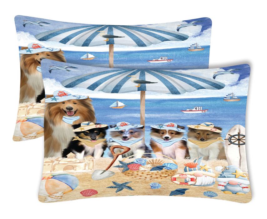Shetland Sheepdog Pillow Case: Explore a Variety of Custom Designs, Personalized, Soft and Cozy Pillowcases Set of 2, Gift for Pet and Dog Lovers