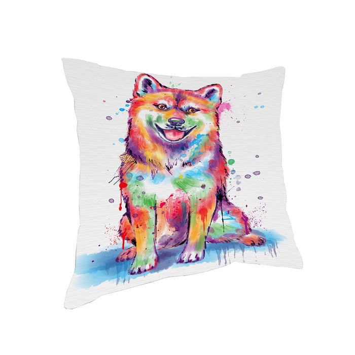 Watercolor Shiba Inu Dog Pillow PIL83812