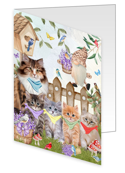 Siberian Cat Greeting Cards & Note Cards, Explore a Variety of Personalized Designs, Custom, Invitation Card with Envelopes, Cats and Pet Lovers Gift