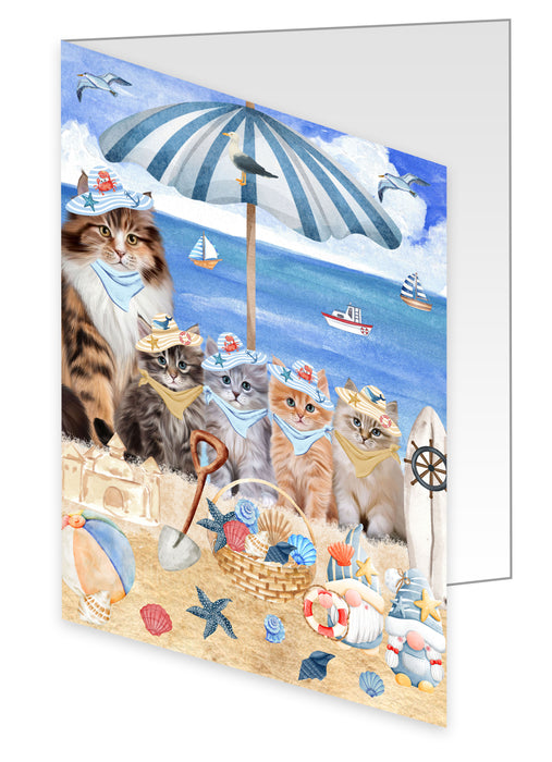 Siberian Cat Greeting Cards & Note Cards, Explore a Variety of Personalized Designs, Custom, Invitation Card with Envelopes, Cats and Pet Lovers Gift