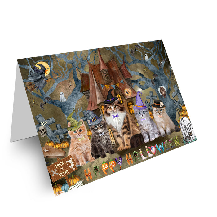Siberian Cat Greeting Cards & Note Cards, Explore a Variety of Custom Designs, Personalized, Invitation Card with Envelopes, Gift for Cats and Pet Lovers