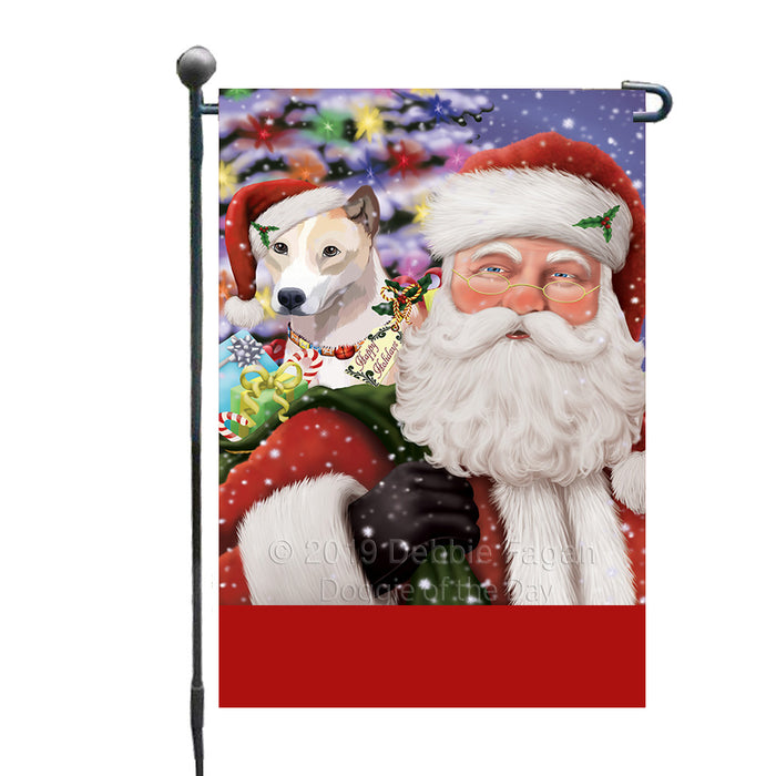 Personalized Santa Carrying Telomian and Christmas Presents Custom Garden Flag GFLG63847